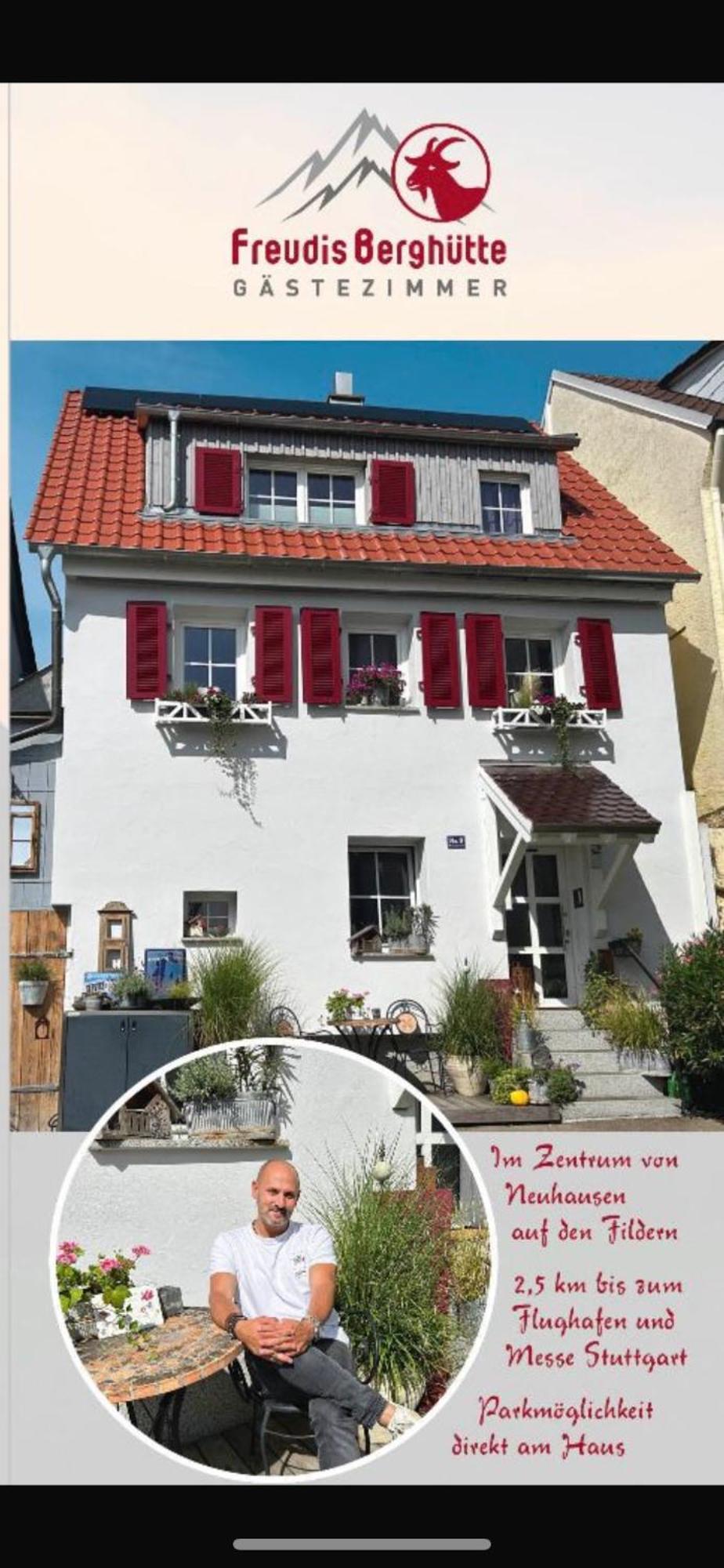 Freudi'S Berghuette Apartment Neuhausen auf den Fildern Bagian luar foto